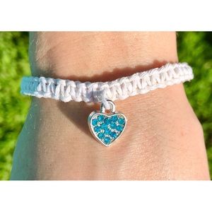 ✨💫💙🧚‍♀️Blue Rhinestone Heart Snow Fairy